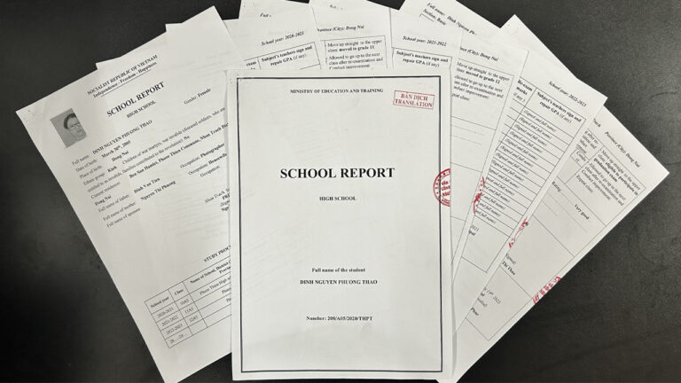 Dịch vụ dịch thuật công chứng học bạ chuyên nghiệp