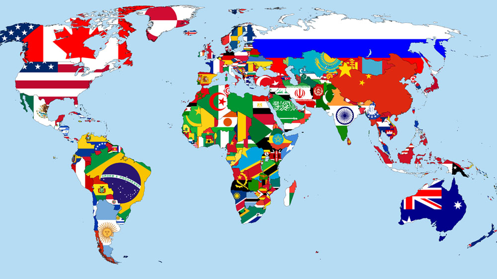 Ten cac nuoc bang tieng anh