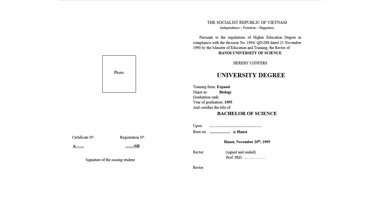 Dịch Thuật Công Chứng Bằng Tốt Nghiệp: Quy Trình & Chi Phí 1 mau dich bang tot nghiep dai hoc tieng anh